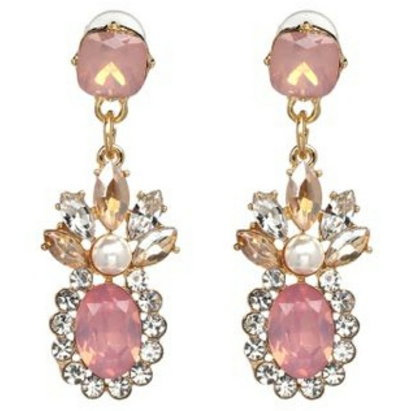 POP Gowns Jewelry - Pink CZ earrings